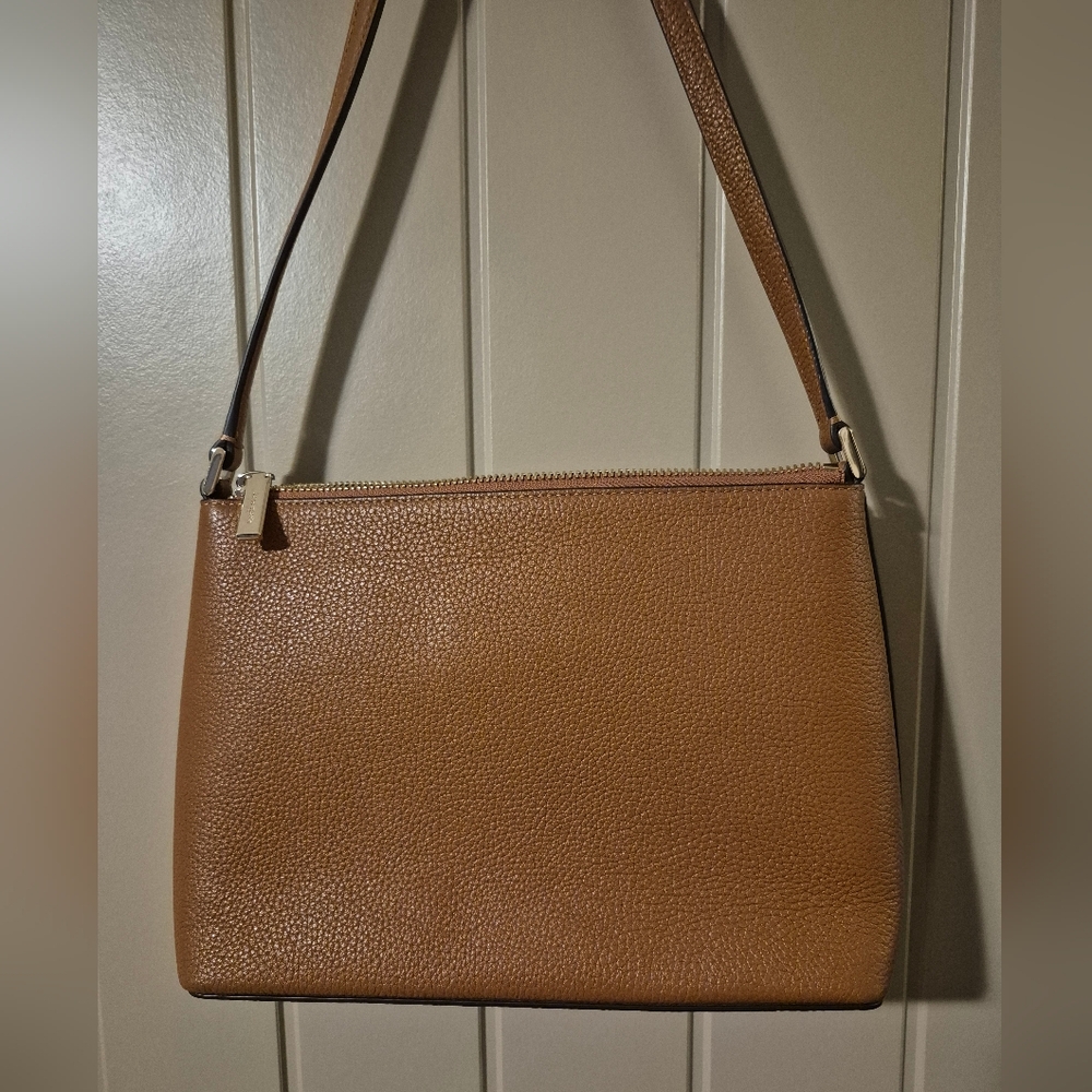 Kate Spade Leila Medium Crossbody In Gingerbread Brown - Picture 2 of 6